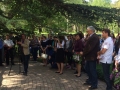 торжественное возложение цветов к могиле Георгия Федоровича Морозова