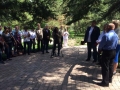 торжественное возложение цветов к могиле Георгия Федоровича Морозова